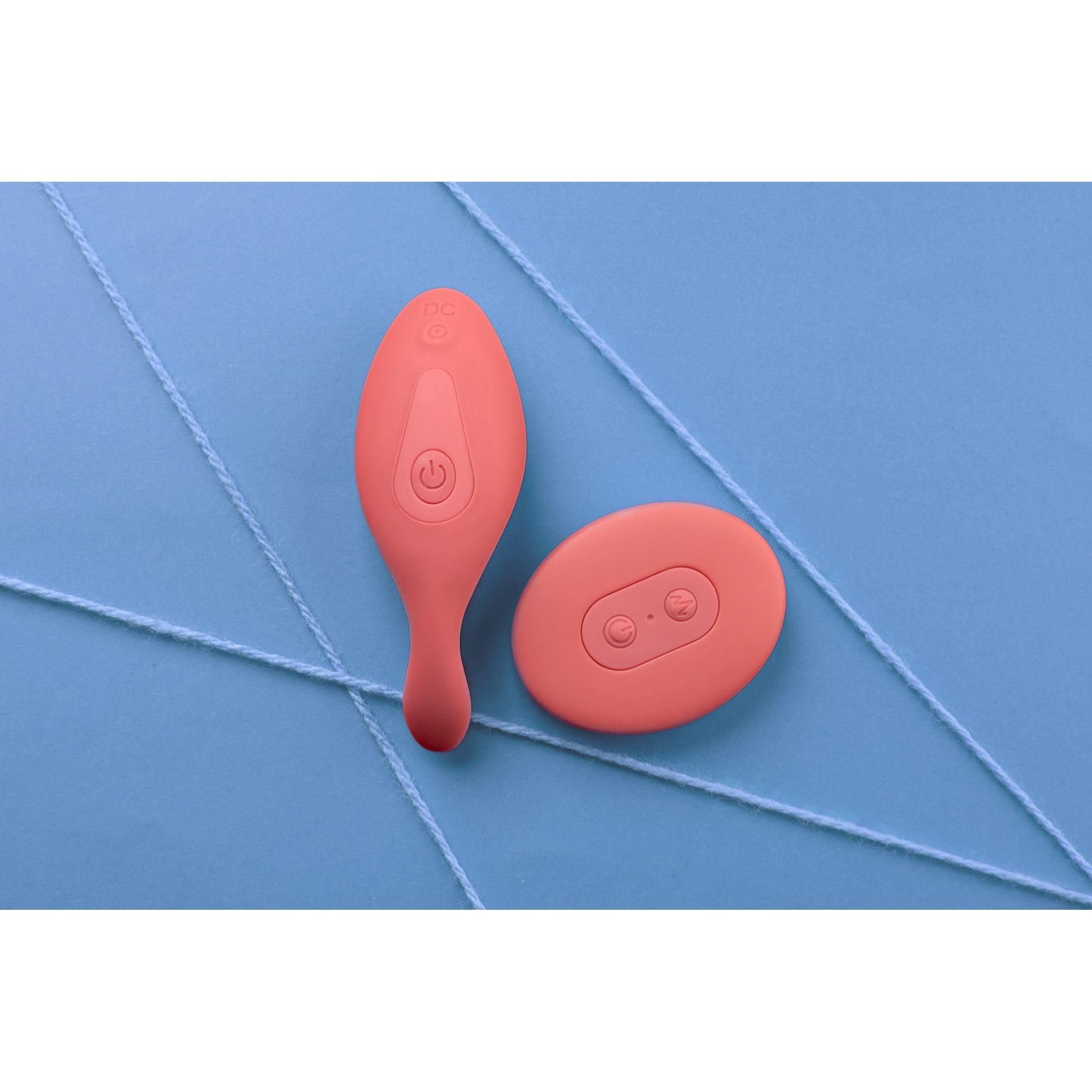 Вибратор Loveline Brighto Remote Control, 9.5 см (красный)