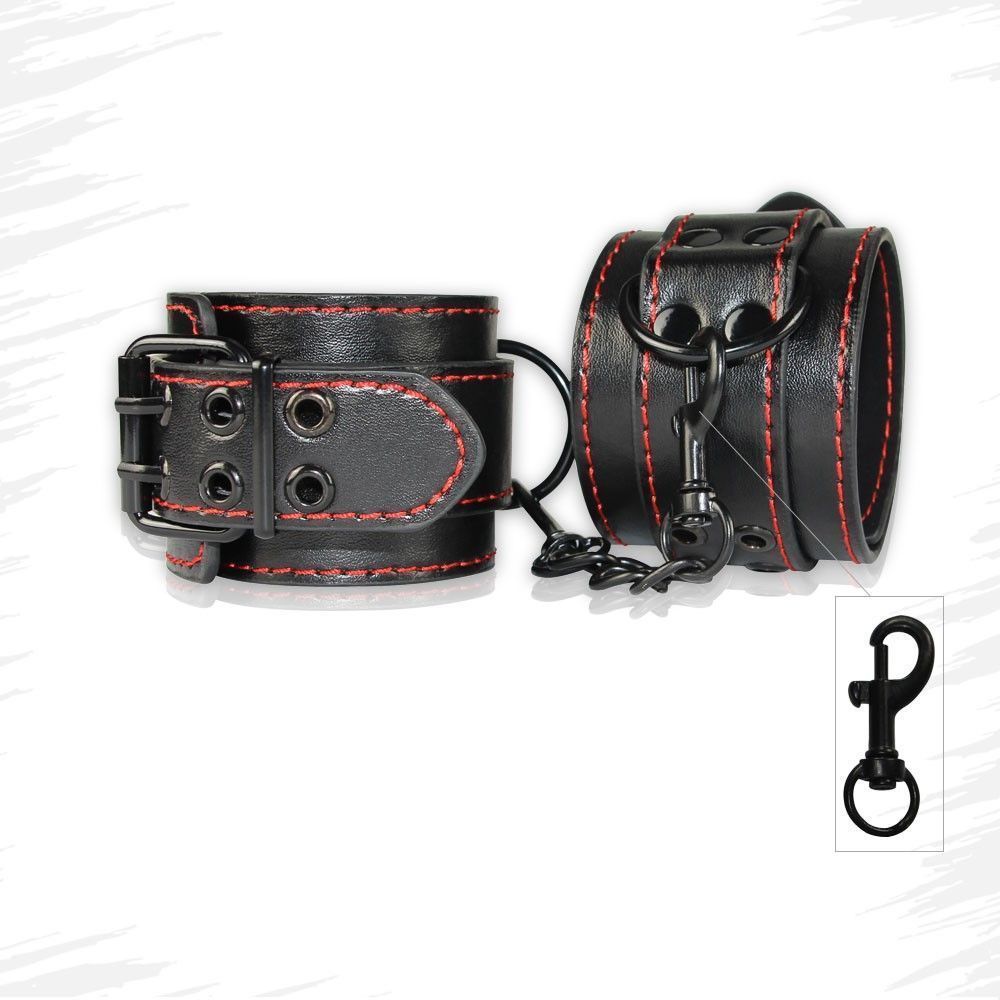 Наручники Bondage Fetish Pleasure Handcuffs (черный)