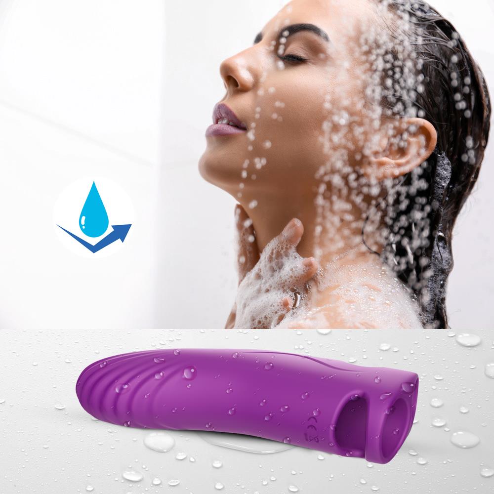 Вибратор на палец B - Series Joy Aurora, 11.8 см (фиолетовый)