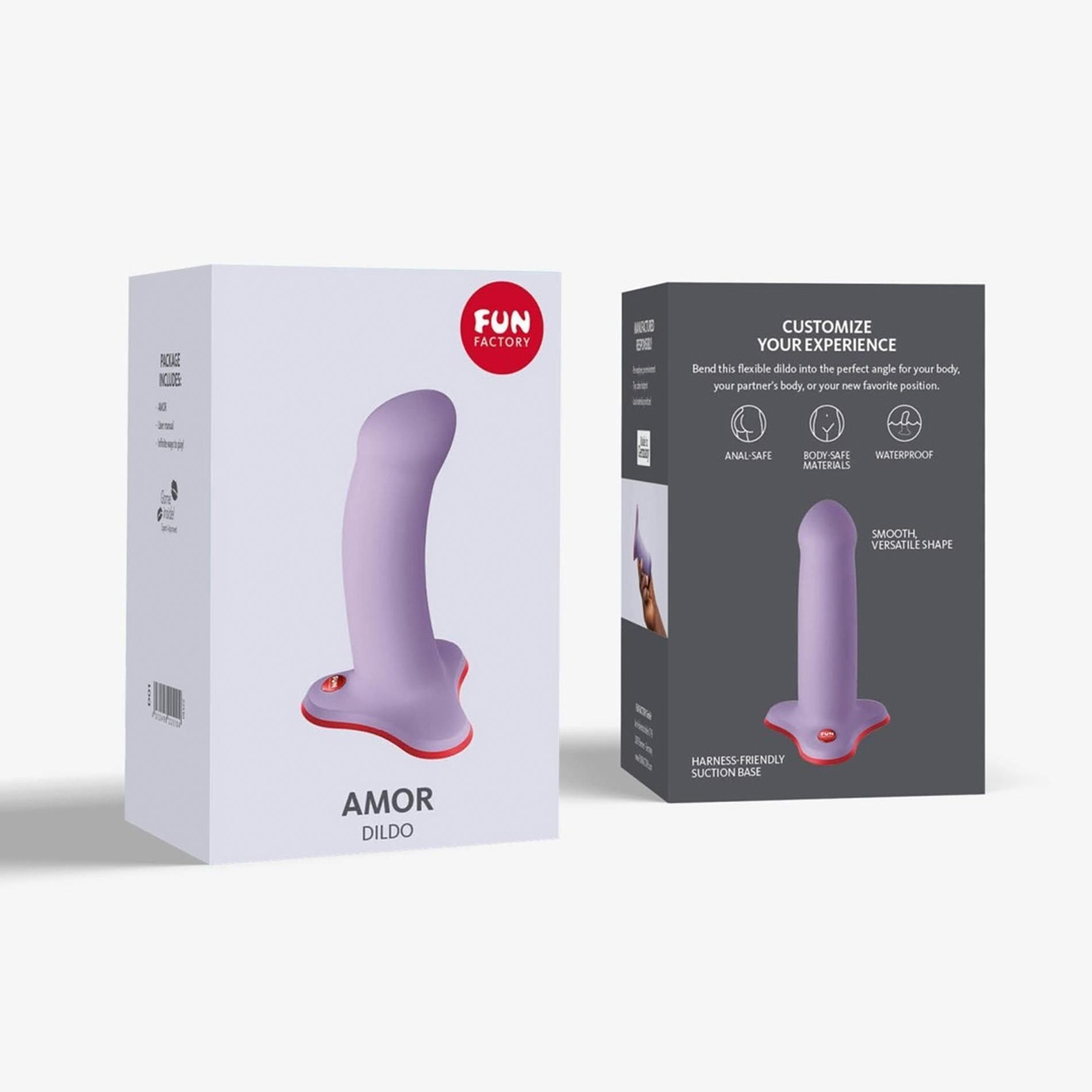 Фаллоимитатор Fun Factory Amor lavender, 13.5 см (сиреневый)
