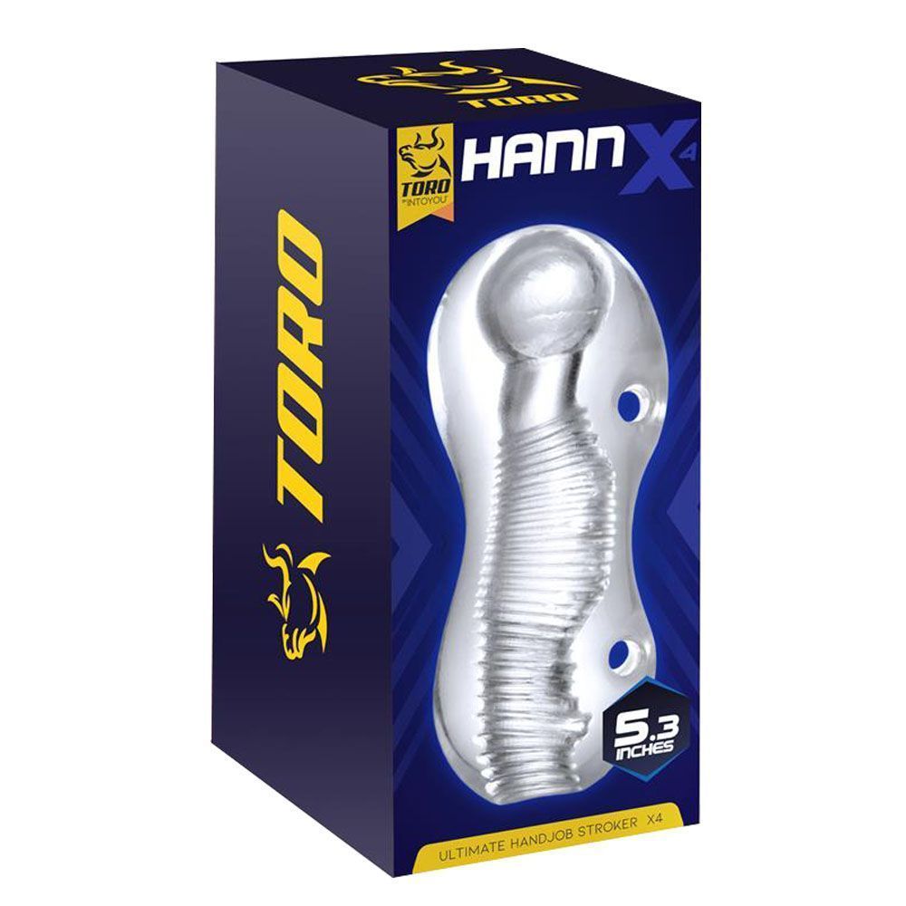 Toro Ultimate Hannx4 Stroker - Masturbator, Przezroczysty, 14 cm, One size