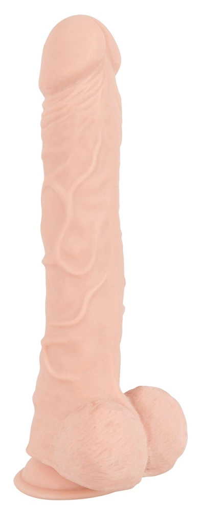 Фаллоимитатор Nature Skin Large Bendable, 29.5 см (телесный)