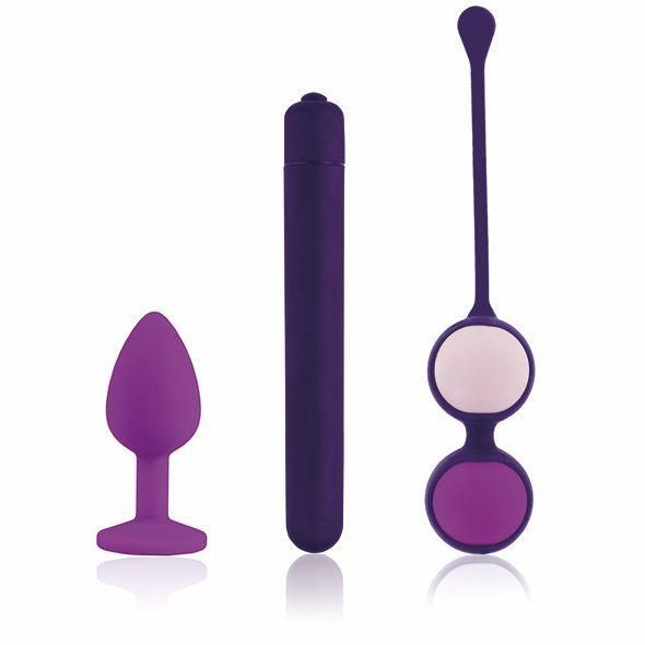 Набор секс-игрушек Rianne S Essentials First Vibe Kit, 3 шт (фиолетовый)