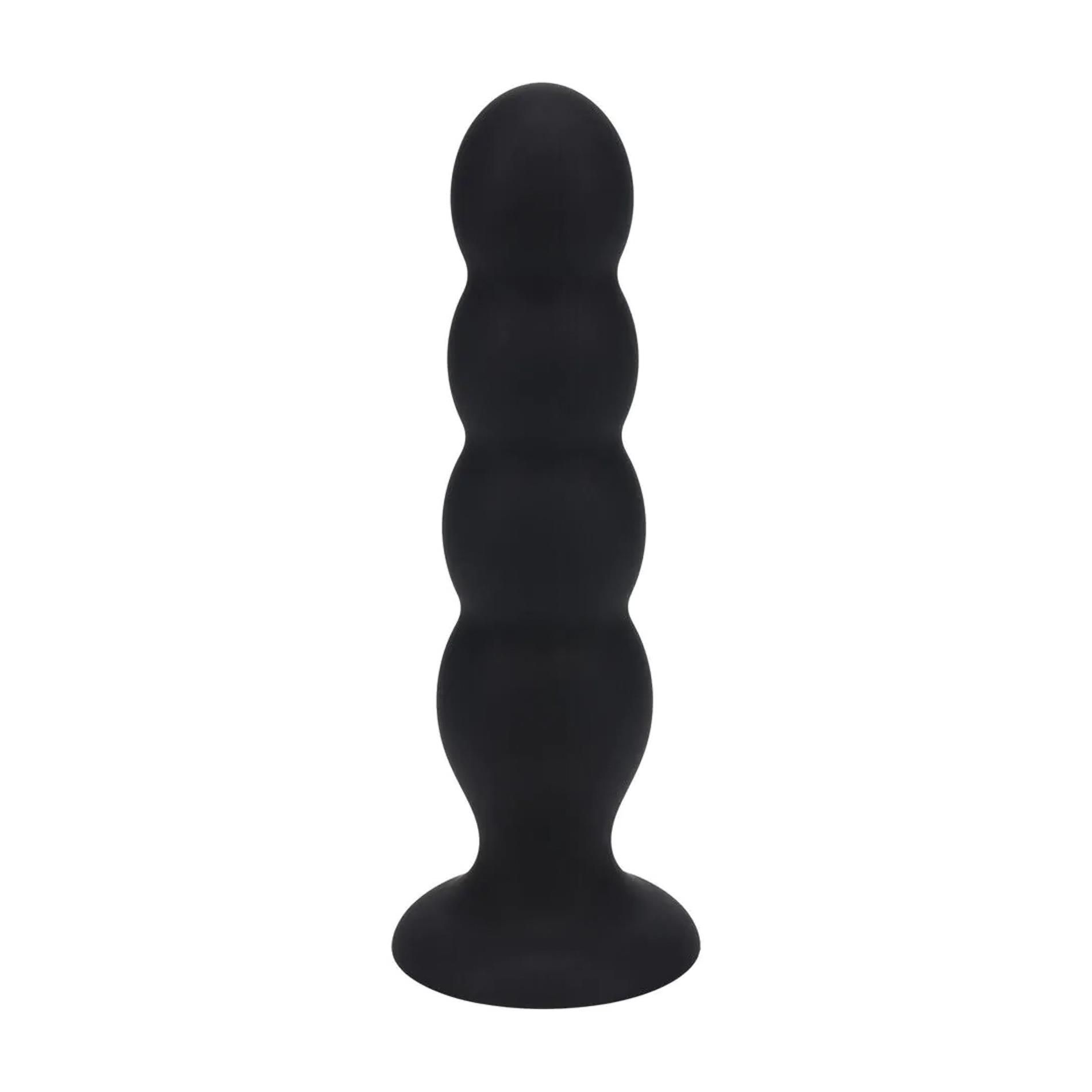 Korek analny Levelz Quad Rattle Liquid, 16.5 cm (czarny)