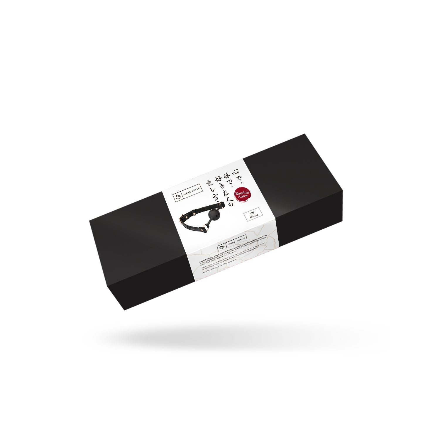 БДСМ кляп Liebe Seele Boudoir Amor Ball Gag (черный)