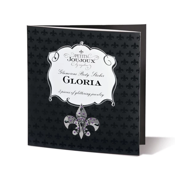 Наклейки на соски Petits Joujoux Gloria (красный)