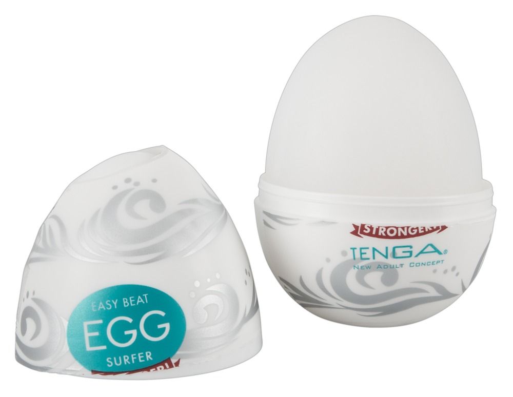 Мастурбатор яйцо Tenga Egg Stronger Surfer (белый)