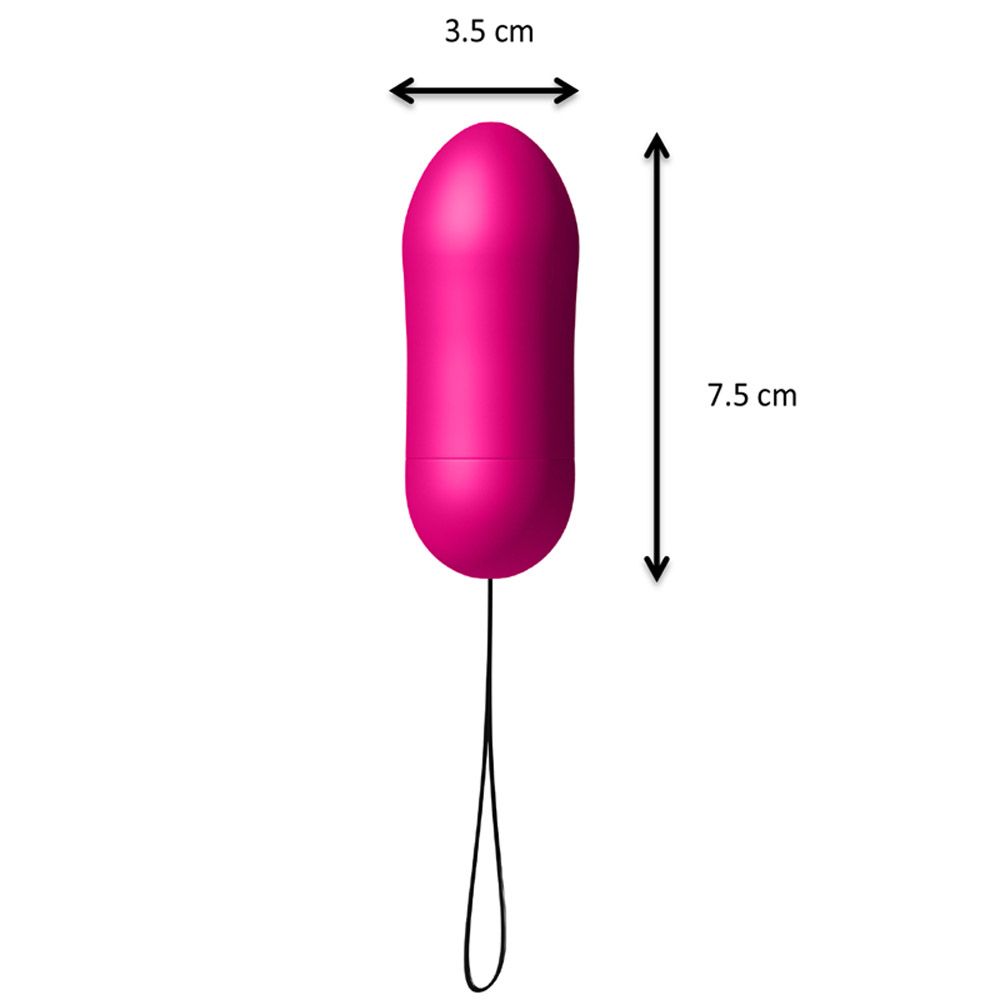 Dorcel Secret Vibe - Wibrujące jajko, Różowy, 7.5 cm