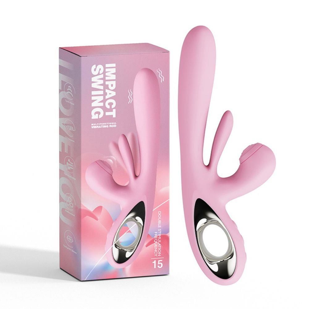 Wibrator królik B - Series Lyla Bliss Bunny, 19 cm (różowy)