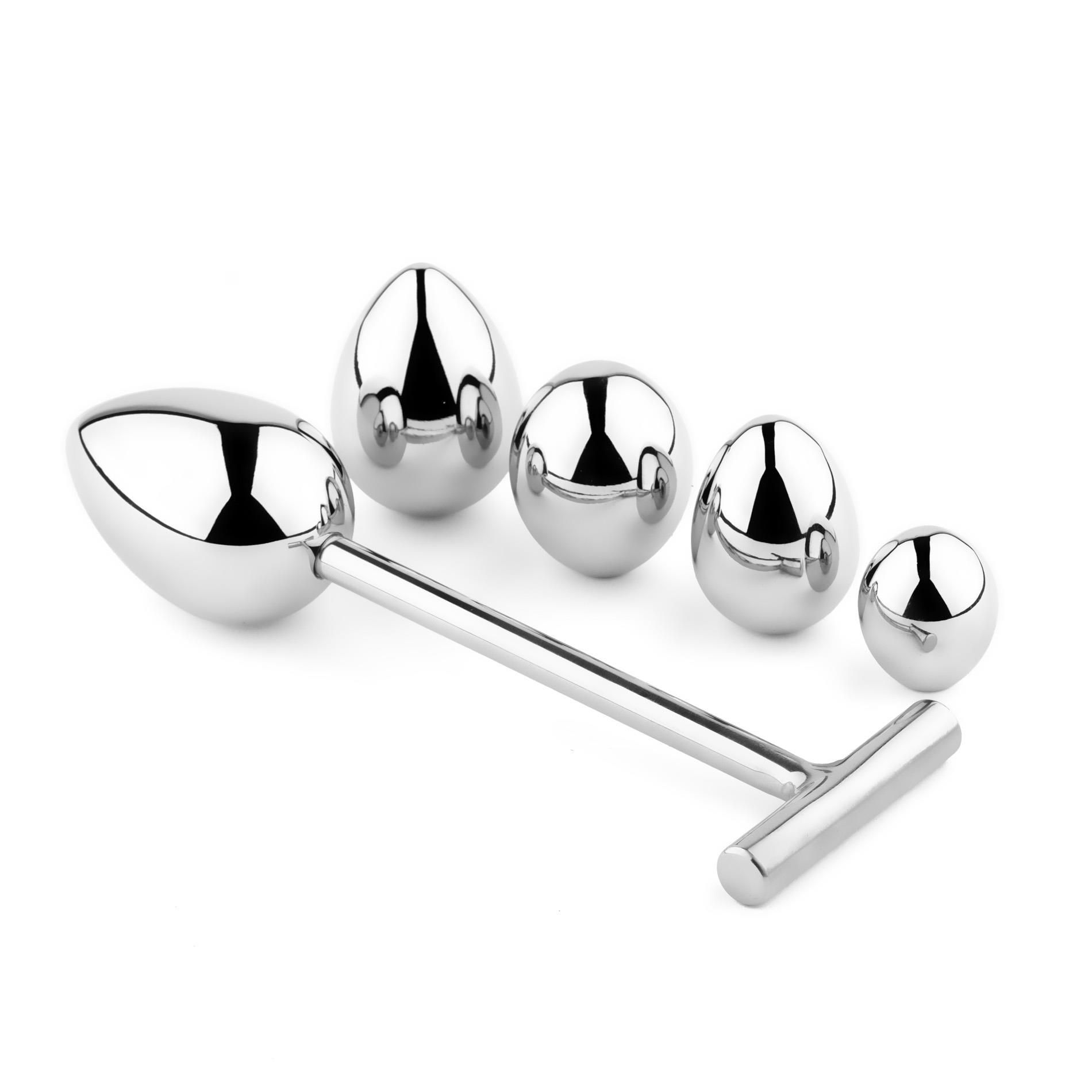 Анальная пробка B - Series HeavyFun Jewellery № 3, 16.5 см (серебристый)