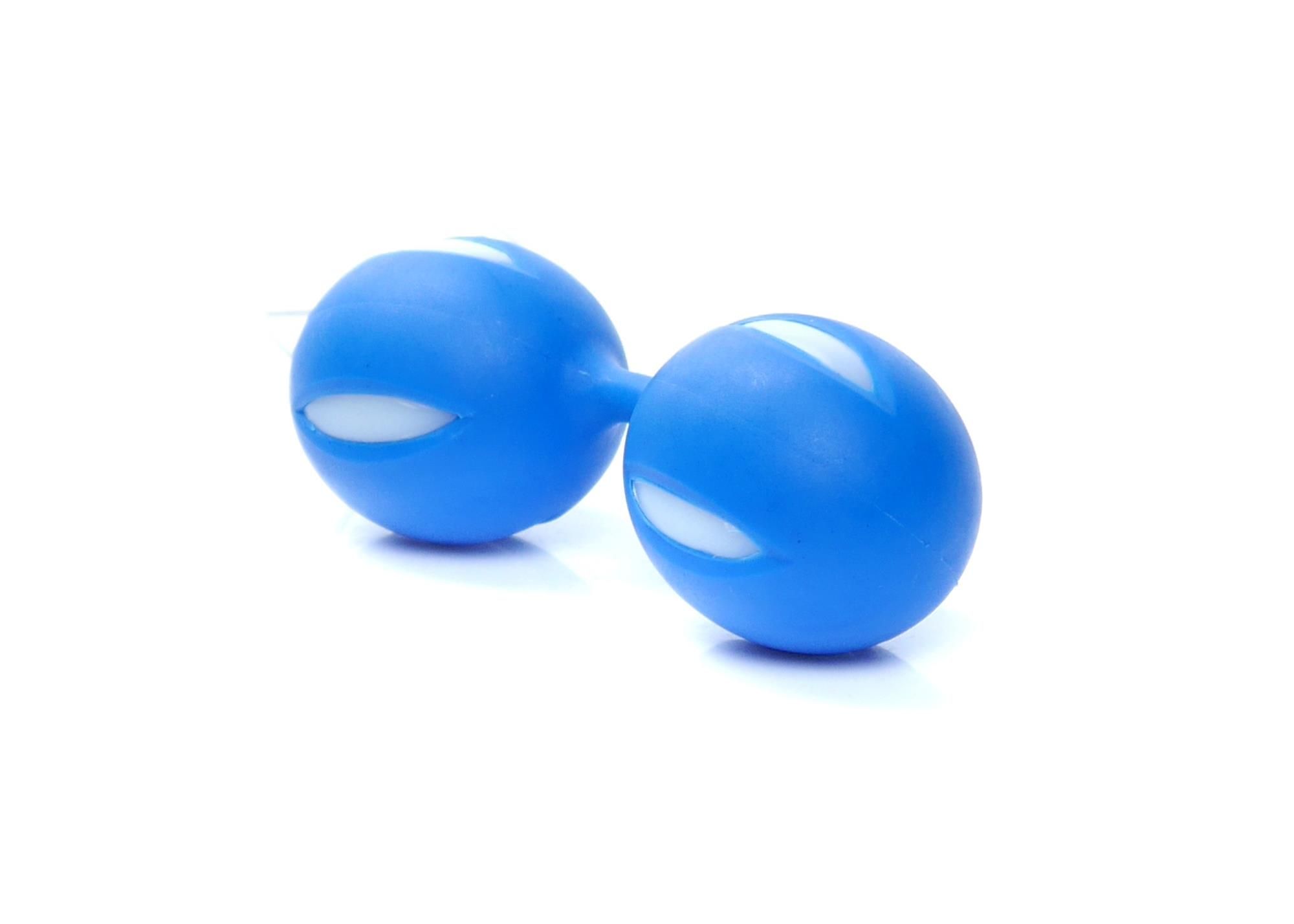 Вагинальные шарики Boss Series Smartballs, 19 см (синий)