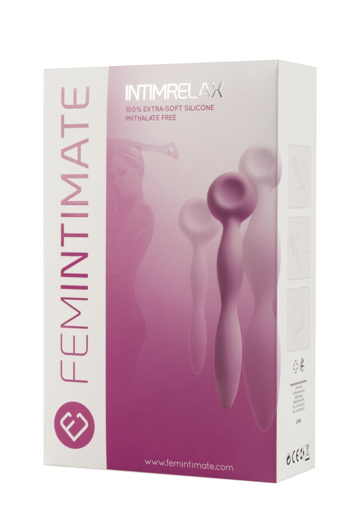 Набор вагинальных тренажеров Femintimate Intimrelax, 3 шт (розовый)