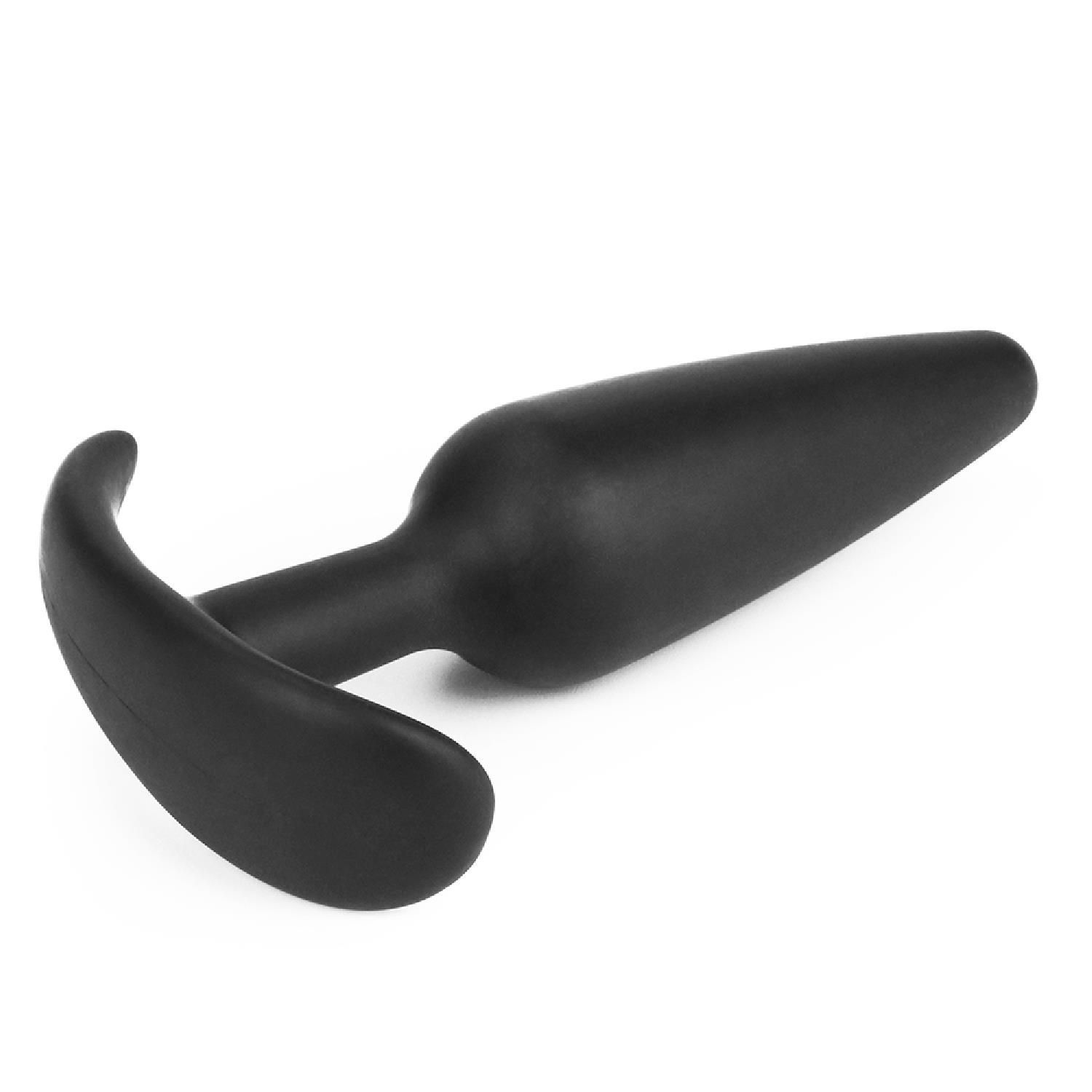 Korek analny LoveToy Lure Me Butt Plug Slim, 10 cm (czarny)