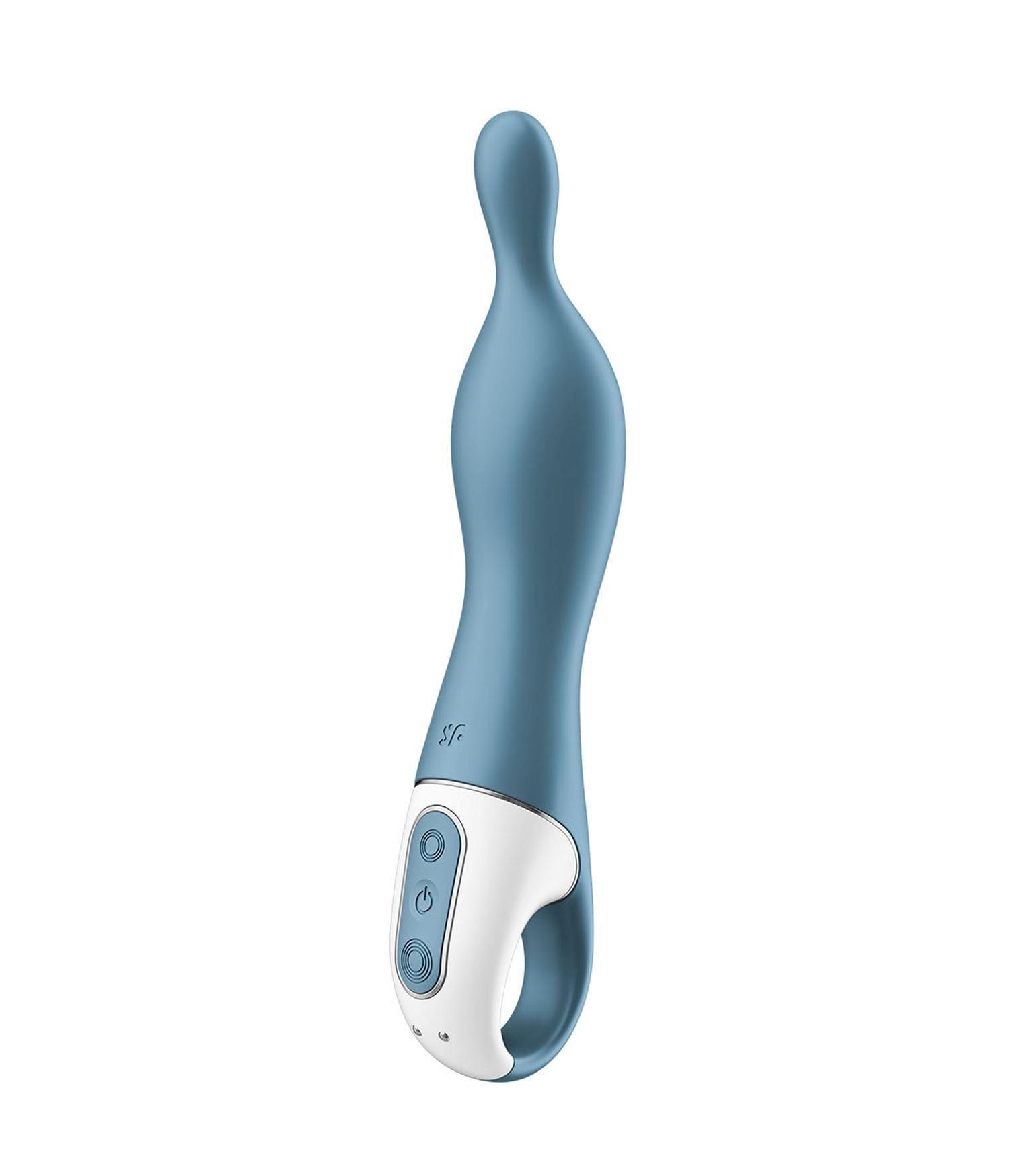 Вибратор Satisfyer A-Mazing 1, 21,7 см (голубой)