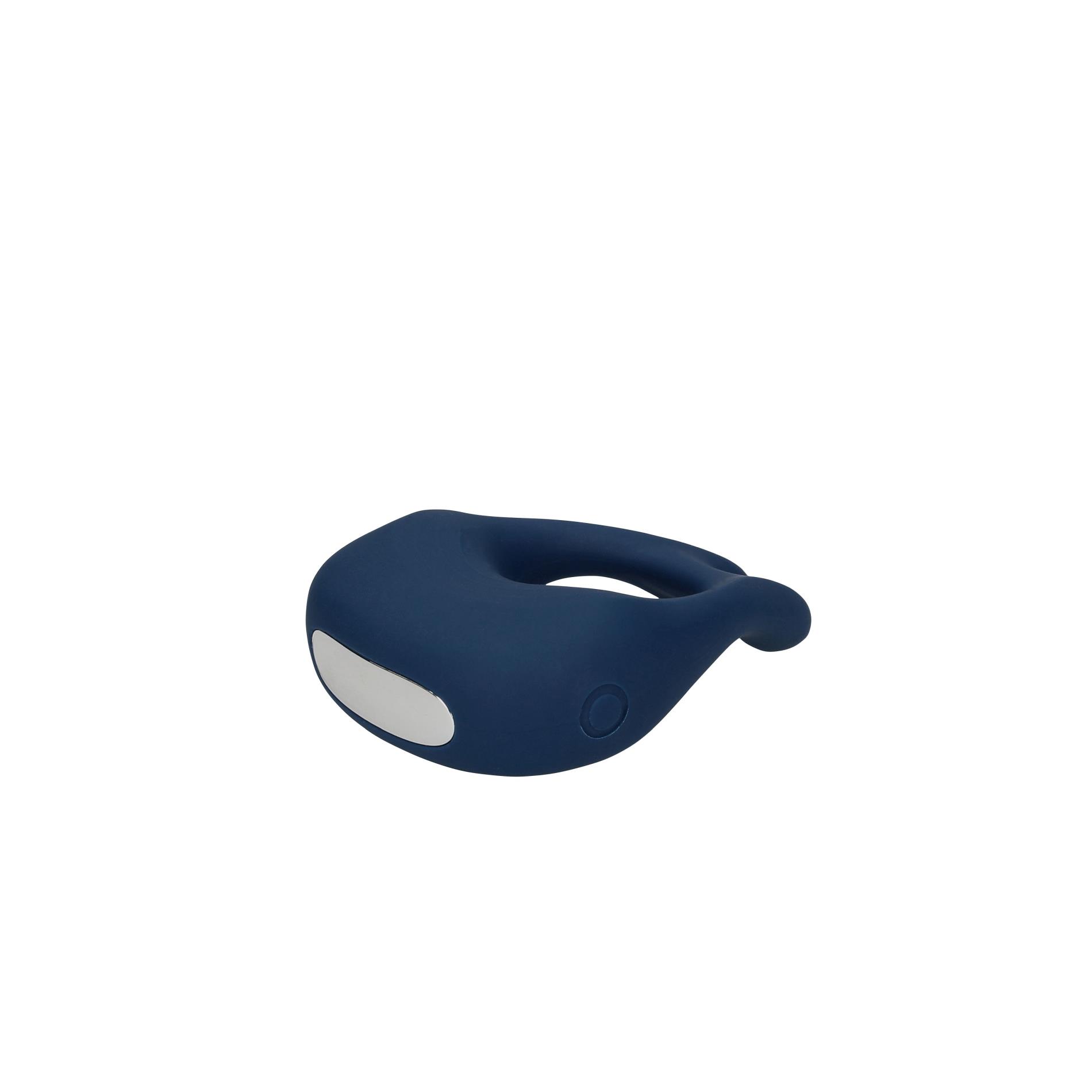 Виброкольцо Loveline Pointed Vibrating Cock Ring, 8 см (синий)