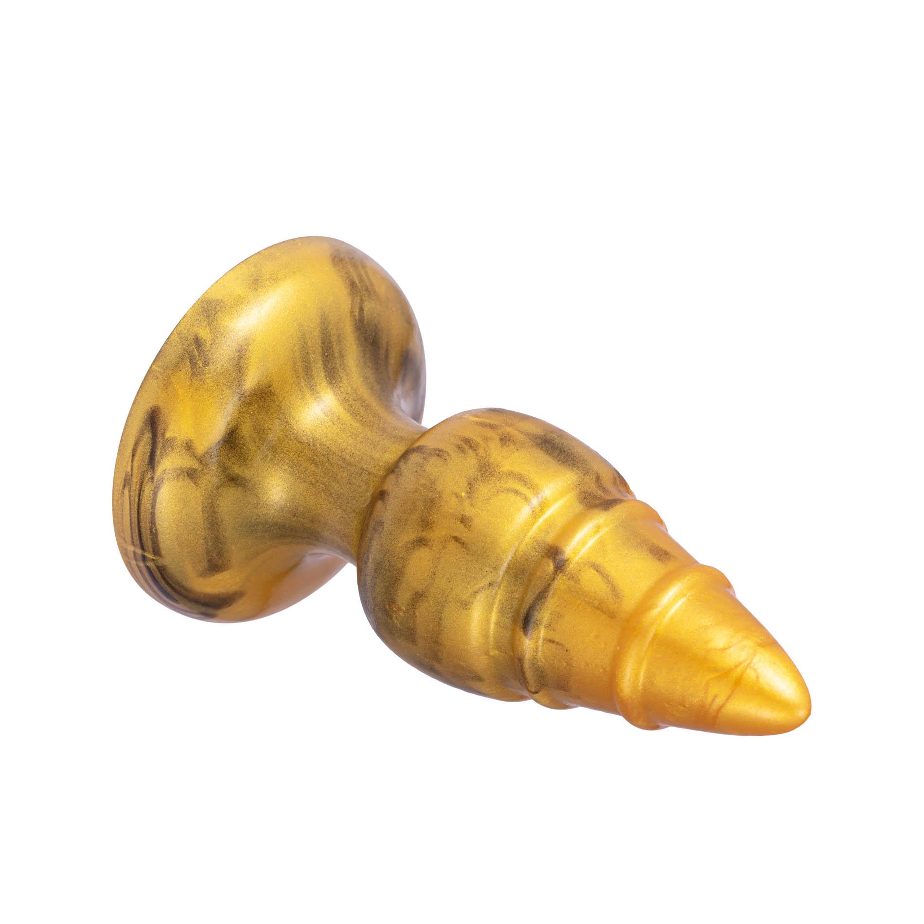 Korek analny Silexd Goldy Plug, 9.2 cm (złoty)