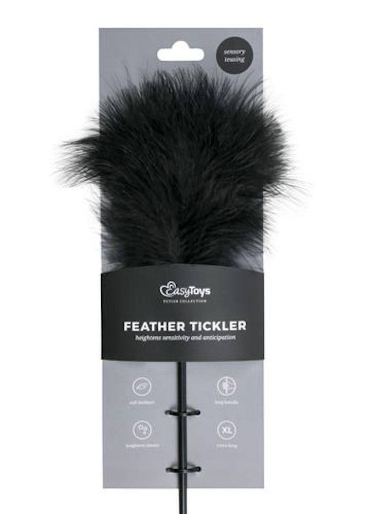 Тиклер-перо EasyToys Tickler Long, 44 см (черный)