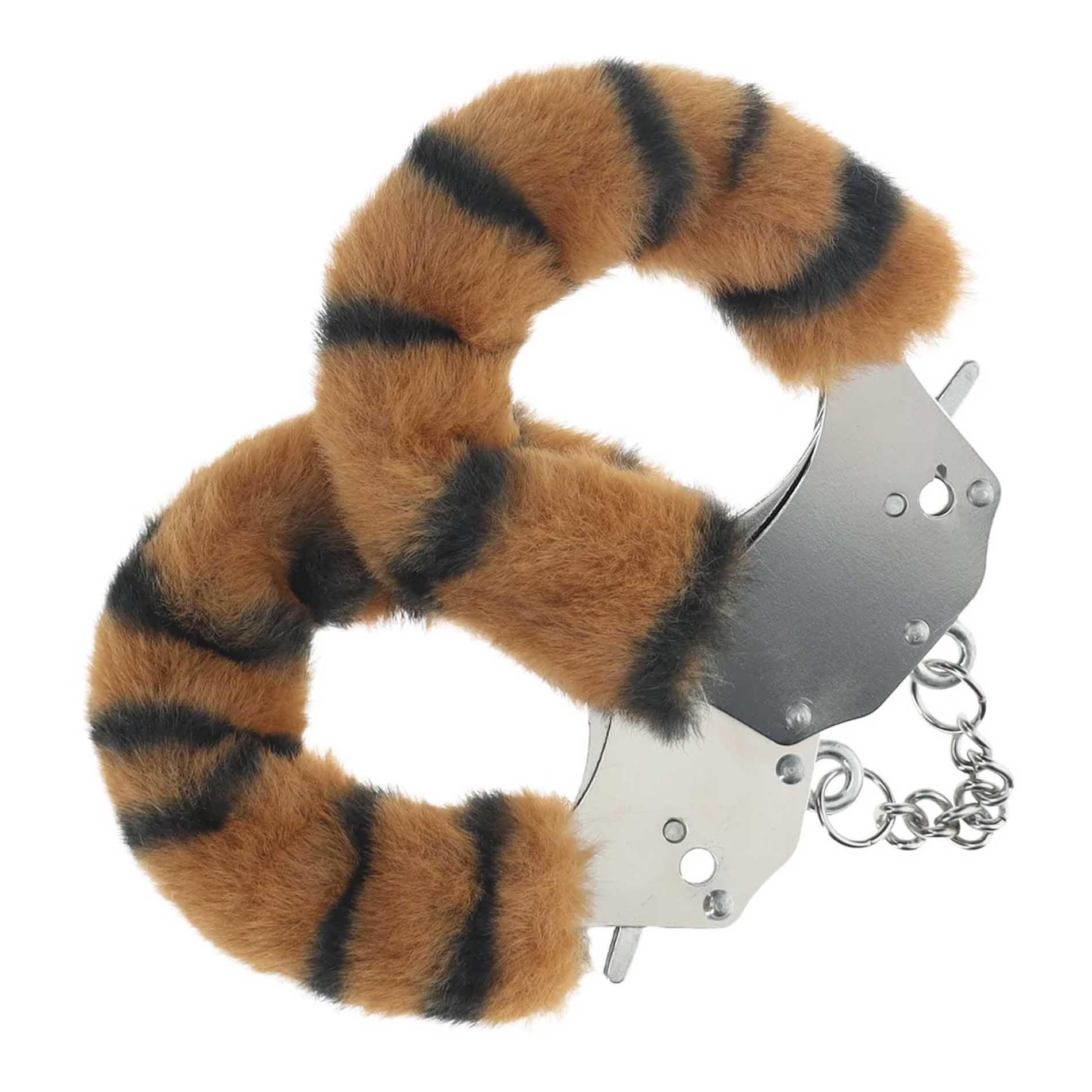 Наручники Ouch! Heavy-duty Fluffy Handcuffs (коричневый)