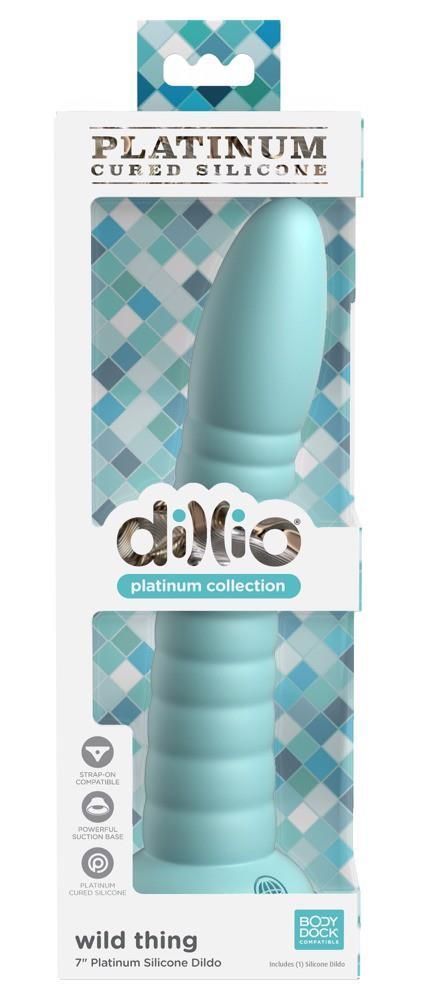 Фаллоимитатор Dillio Platinum Wild Thing 7 inch, 19.7 см (мятный)