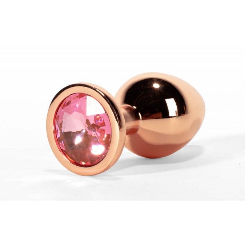 Korek analny z kryształem X-Men Secret Shine Pink Jewell, 8,2 cm (różowy)
