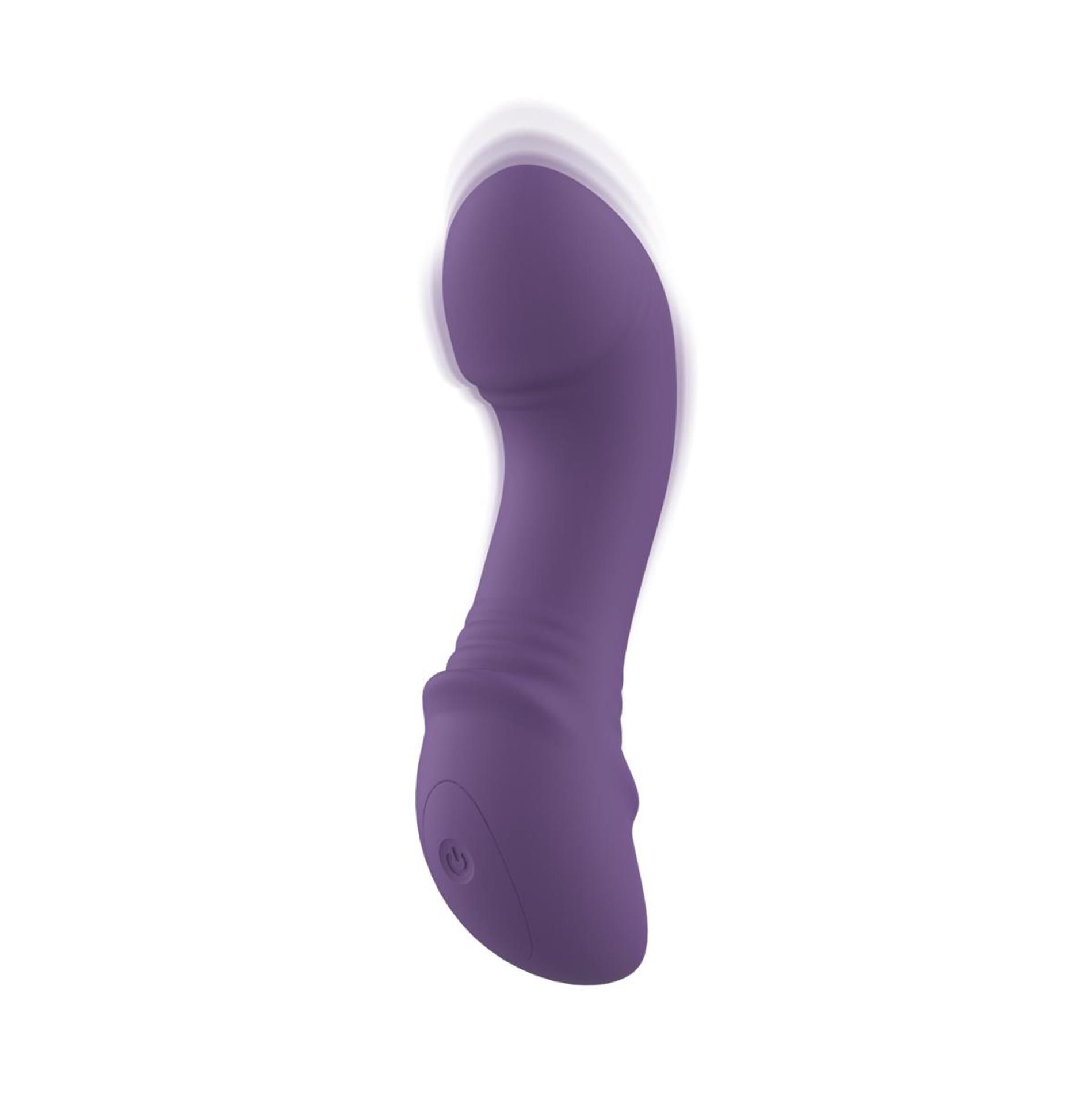 Мини-вибратор Teazers Mini Thrusting, 17.5 см (фиолетовый)