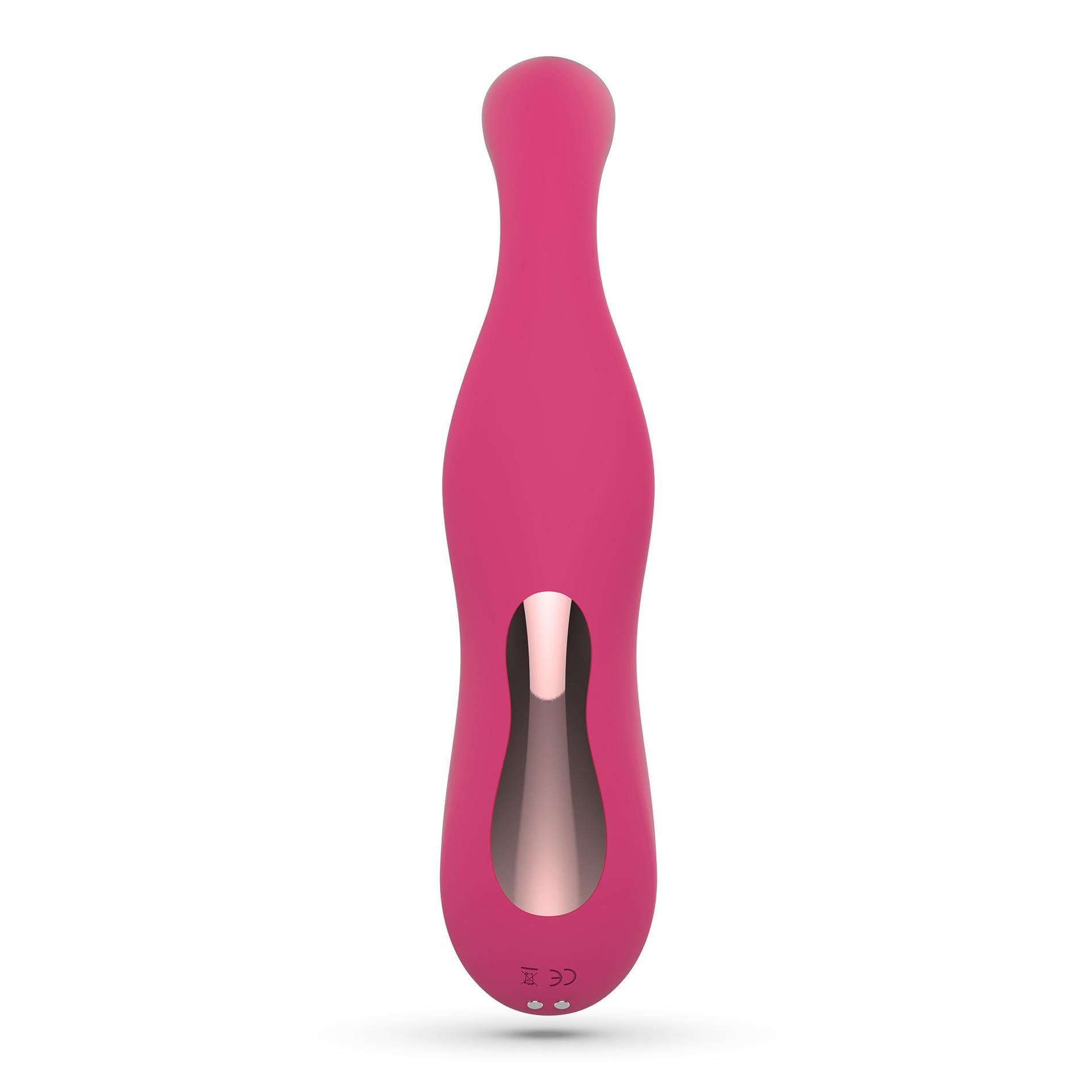 Stymulator łechtaczki Crushious Cyrano, 18 cm (różowy)
