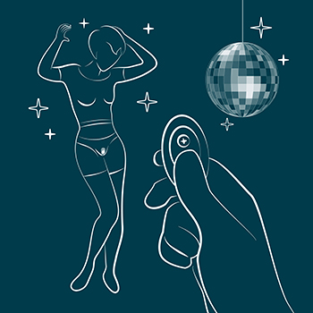 Вибратор в трусики Party Romp, 8.7 см (фиолетовый)