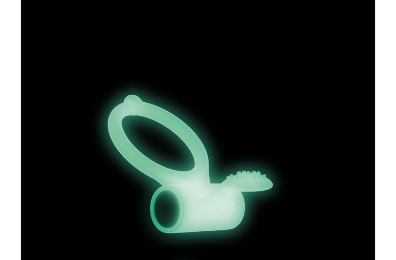 Неоновое эрекционное виброкольцо Dorcel Power, 7 см (зеленый)