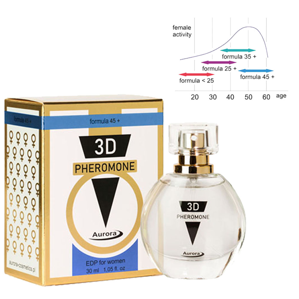 Женские духи с феромонами 3D Pheromone formula 45+, 30 мл