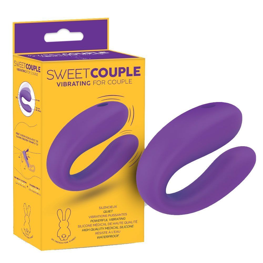 Вибратор Clara Morgane Sweet Couple, 6.8 см (фиолетовый)