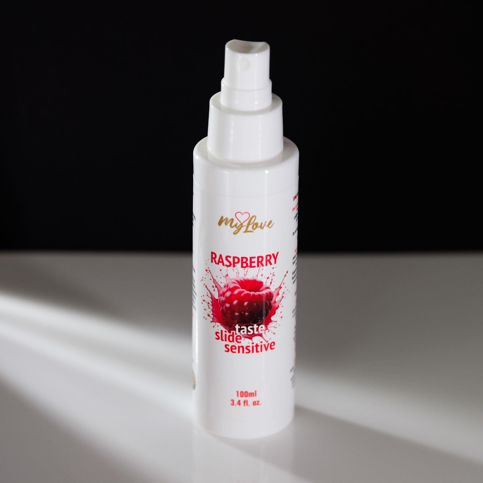 Лубрикант на водной основе MyLove Taste Slide Sensitive Raspberry, 100 мл