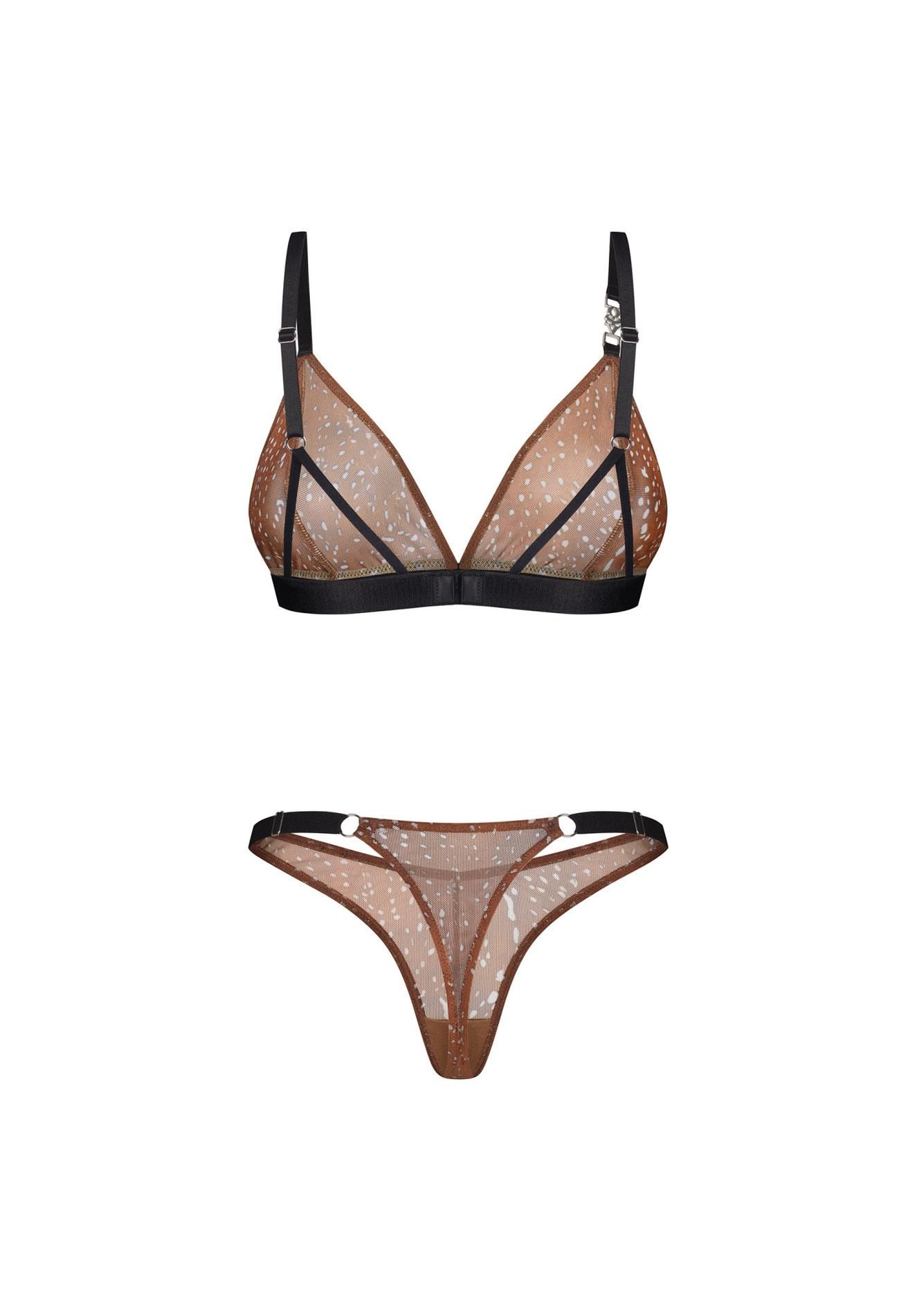 Комплект белья Obsessive Vixaria, S/M (мульти)