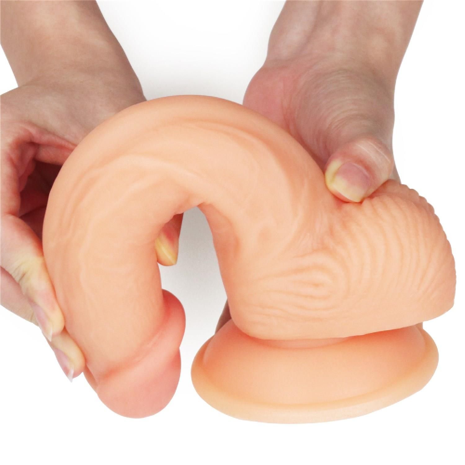 Фаллоимитатор реалистичный LoveToy The Ultra Soft Dude, 20 см (телесный)