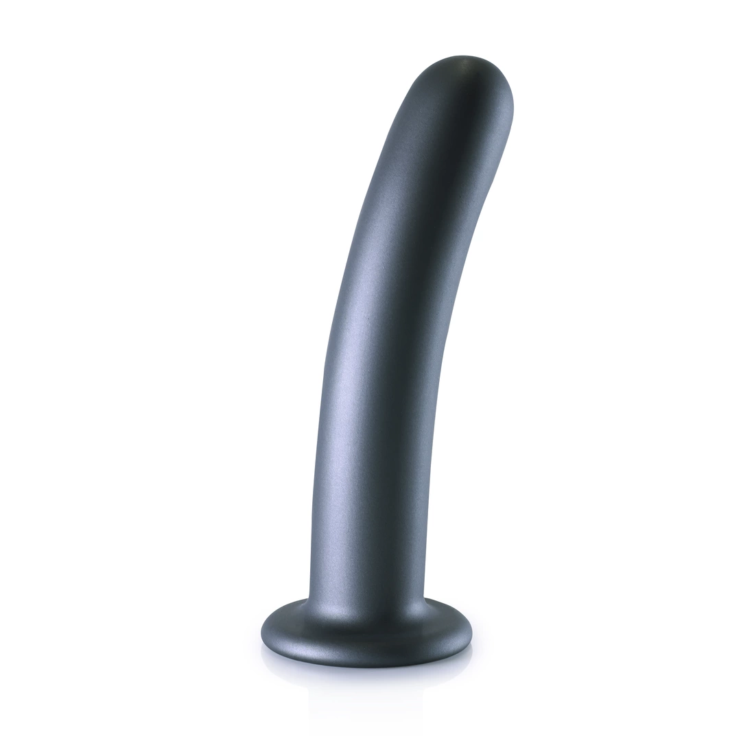 Фаллоимитатор Ouch! Smooth G-Spot Dildo 7'', 17.7 см (серый)