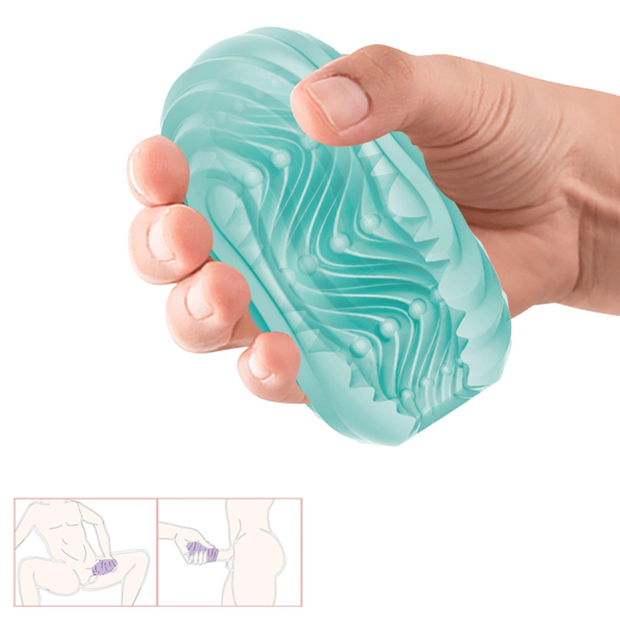 Мастурбатор яйцо Pretty Love Twist Angel Cupid X (голубой)