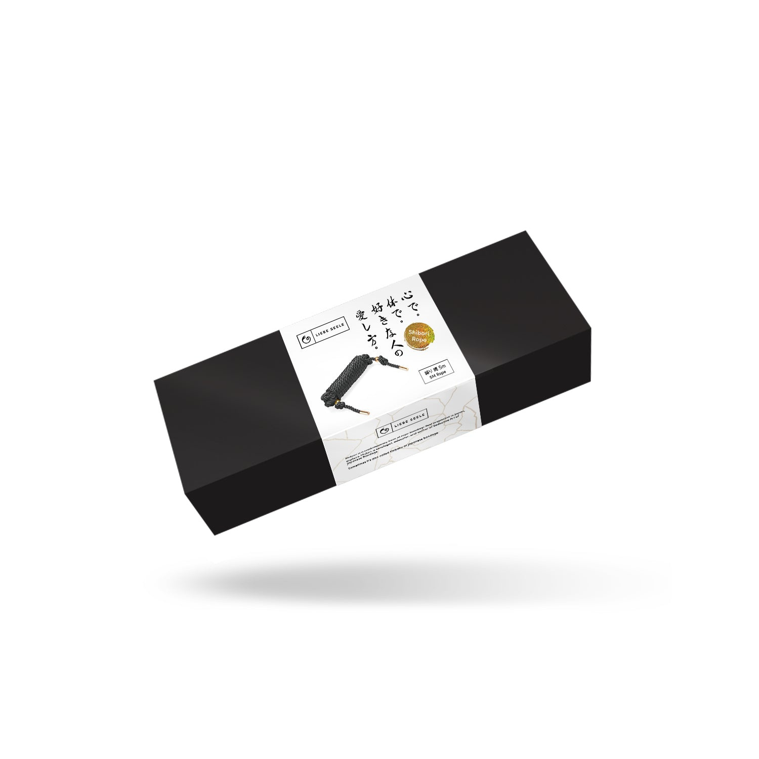 Верёвка для бондажа Liebe Seele Shibari Rope, 5 м (черный)