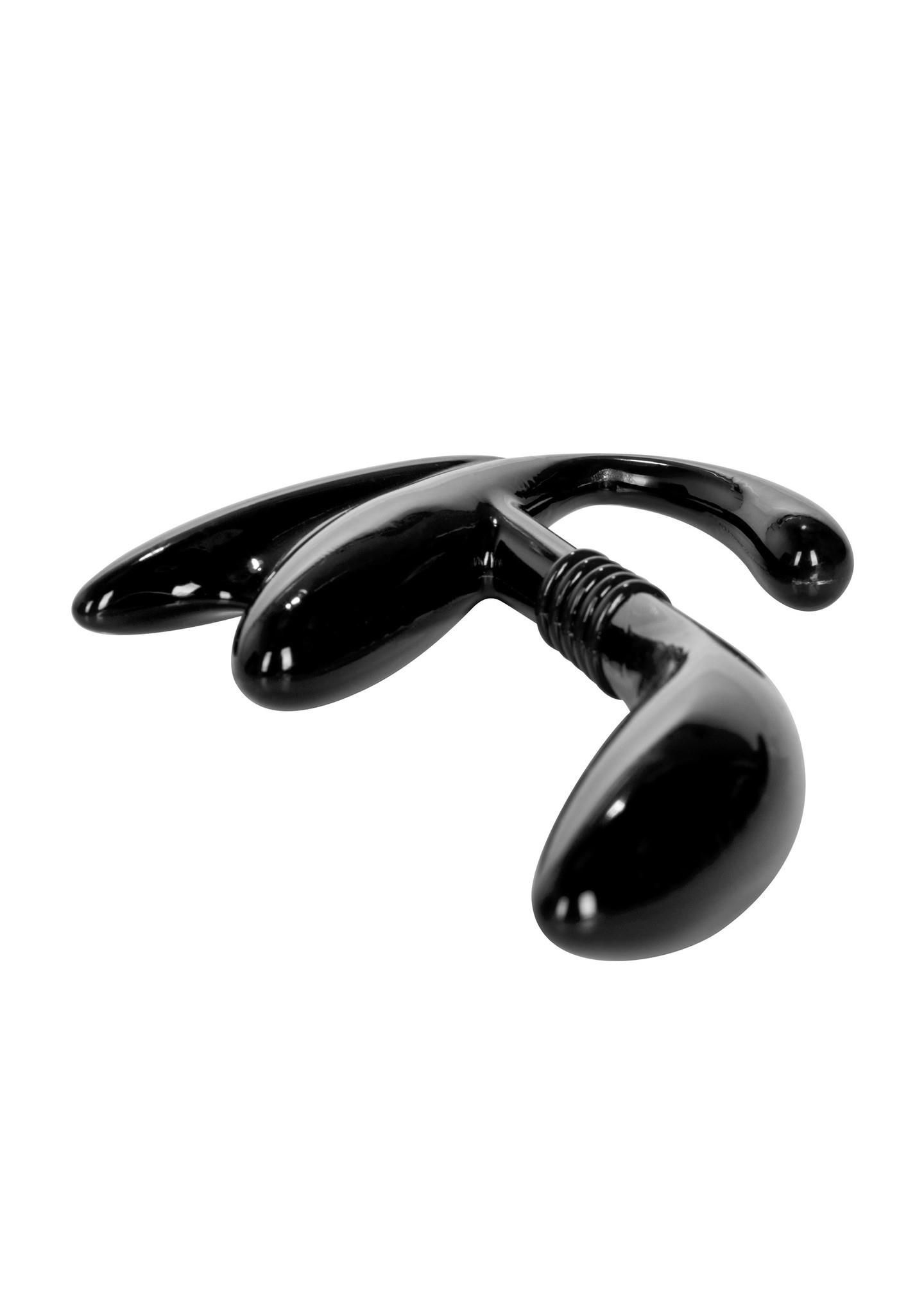 Стимулятор простати Apollo Curved Prostate Probe, 11,5 см (чорний)