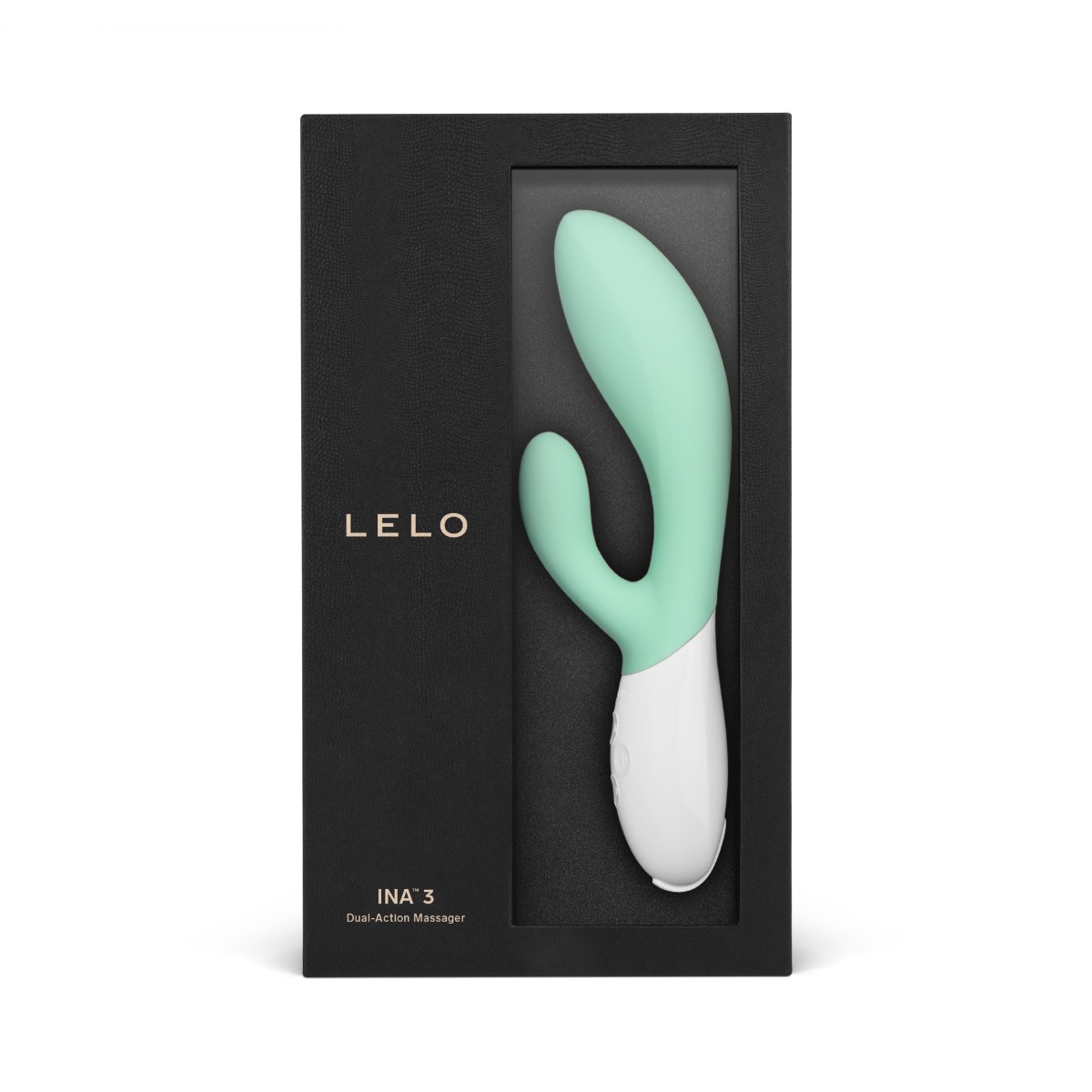 Вибратор-кролик Lelo Ina 3, 20 см (мятный)