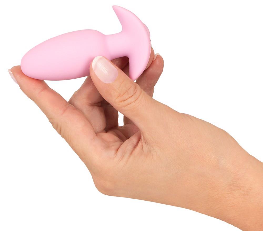 Korek analny Cuties Mini Butt Plug, 8 cm (różowy)