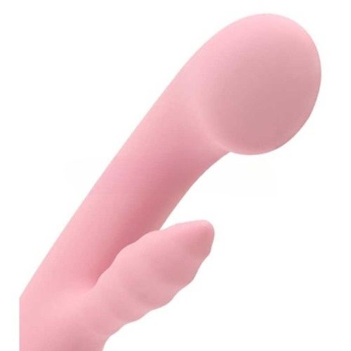 Вибратор-кролик Aphrovibe The Unicorn, 21,5 см (светло-розовый)