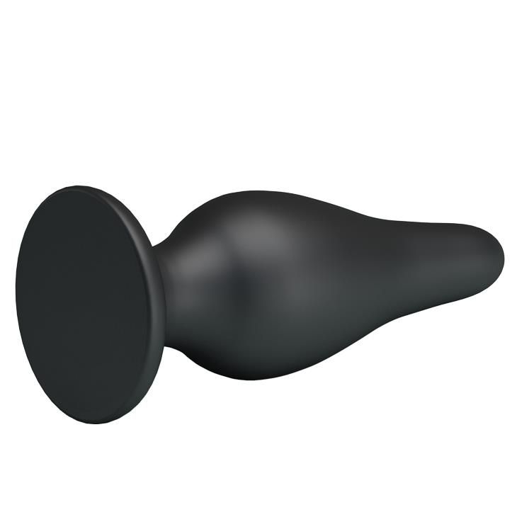 Анальна пробка Pretty Love Sturdy Silicone Anal Plug 15,4 см (чорний)