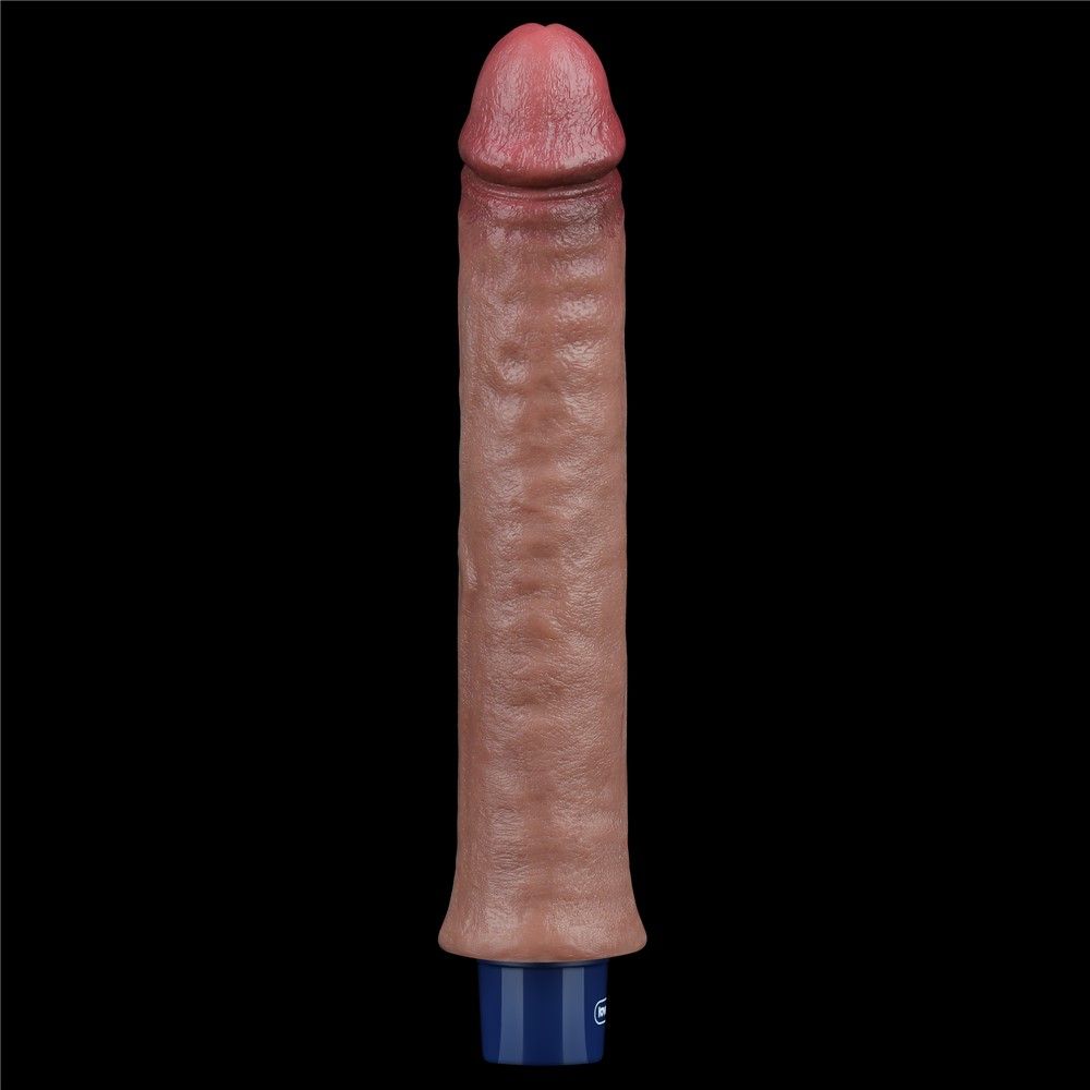 Реалістичний вібратор LoveToy Real Softee, 24,5 см (коричневий)