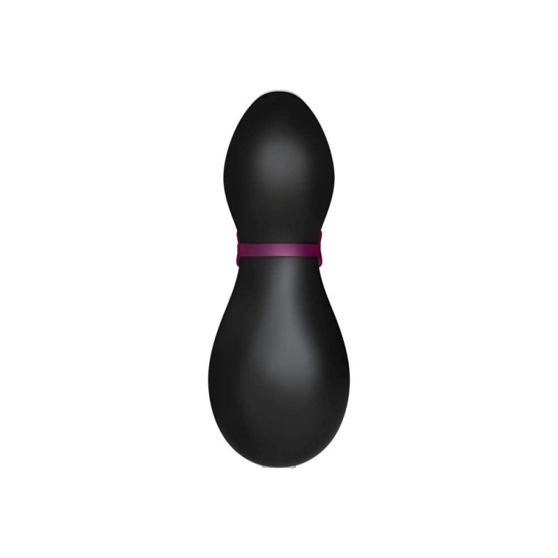 Вакуумный стимулятор клитора с вибрацией Satisfyer Pro Penguin Next Generation (черный)