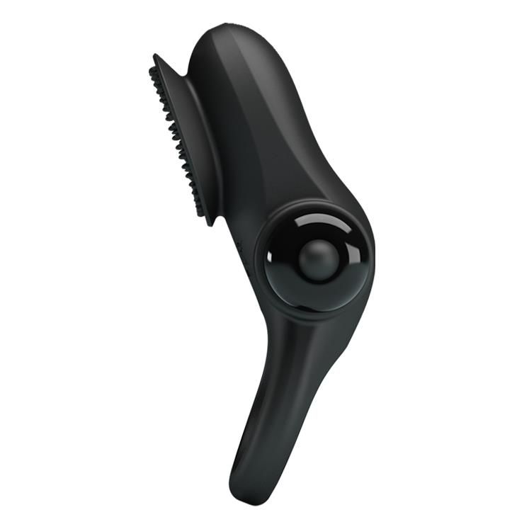 Эрекционное кольцо Pretty Love Vibrant Penis Ring II, 8,6 см (черный)