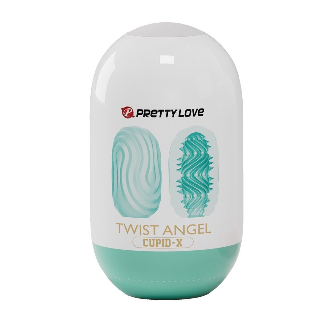 Мастурбатор яйцо Pretty Love Twist Angel Cupid X (голубой)
