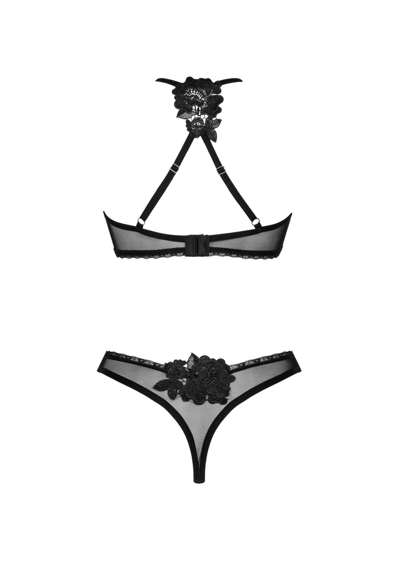Комплект эротического белья Obsessive Latinesa, XL/2XL (черный)