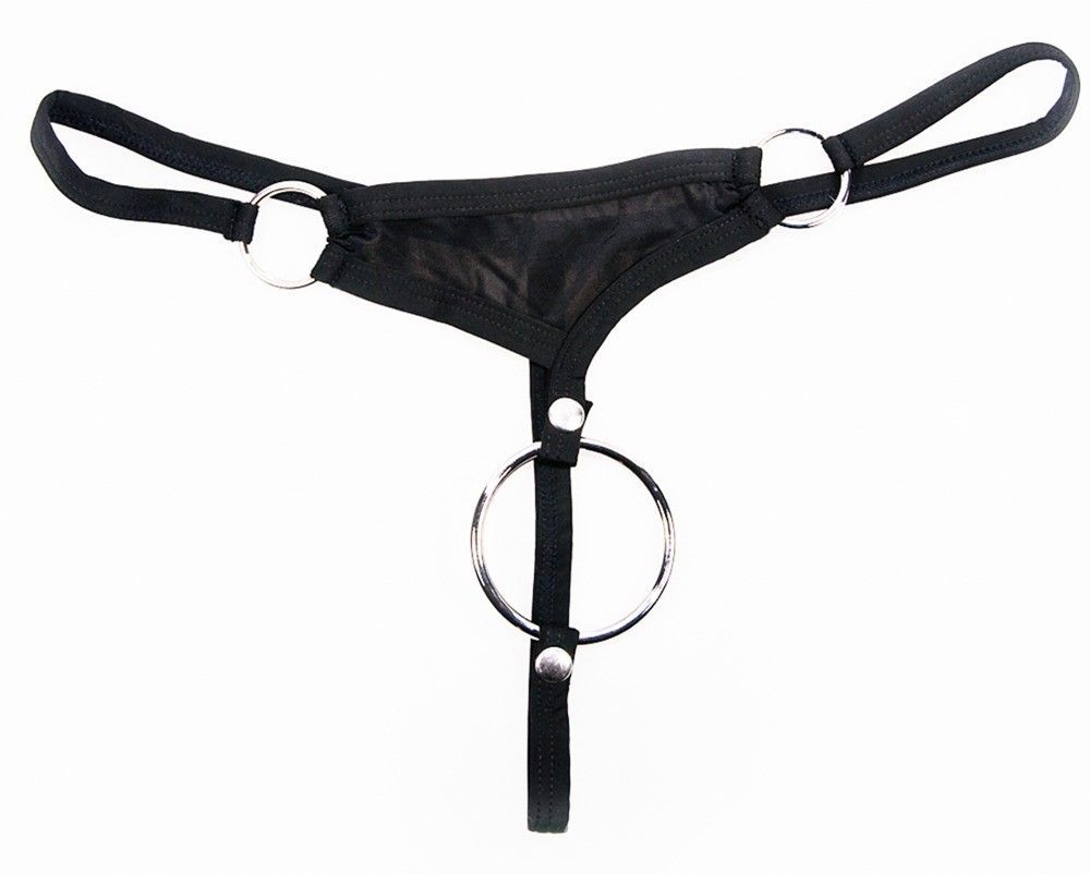 Сексуальные трусы Svenjoyment Men's String, S (черный)