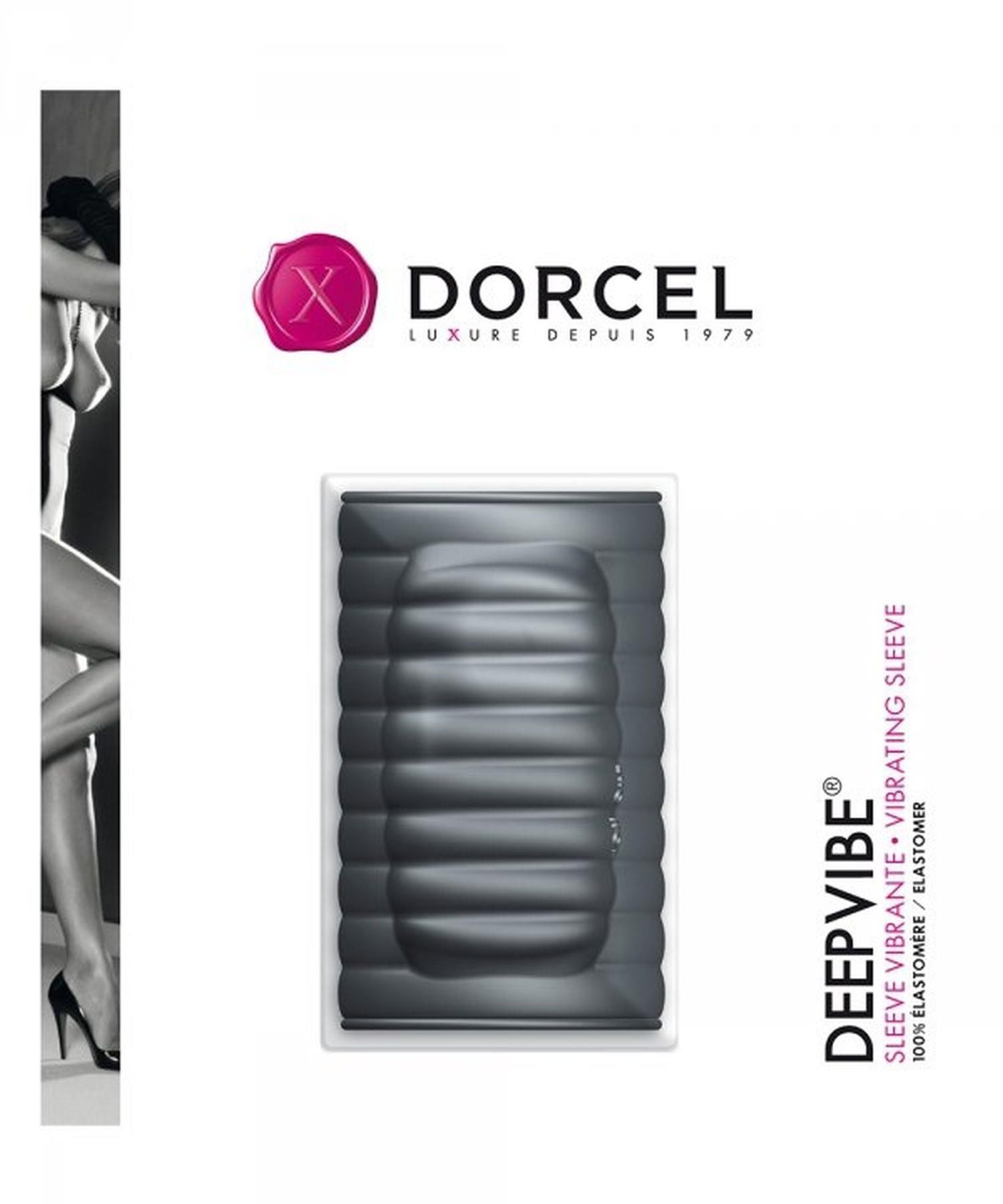 Насадка на пенис Dorcel Deepvibe, 7 см (черный)