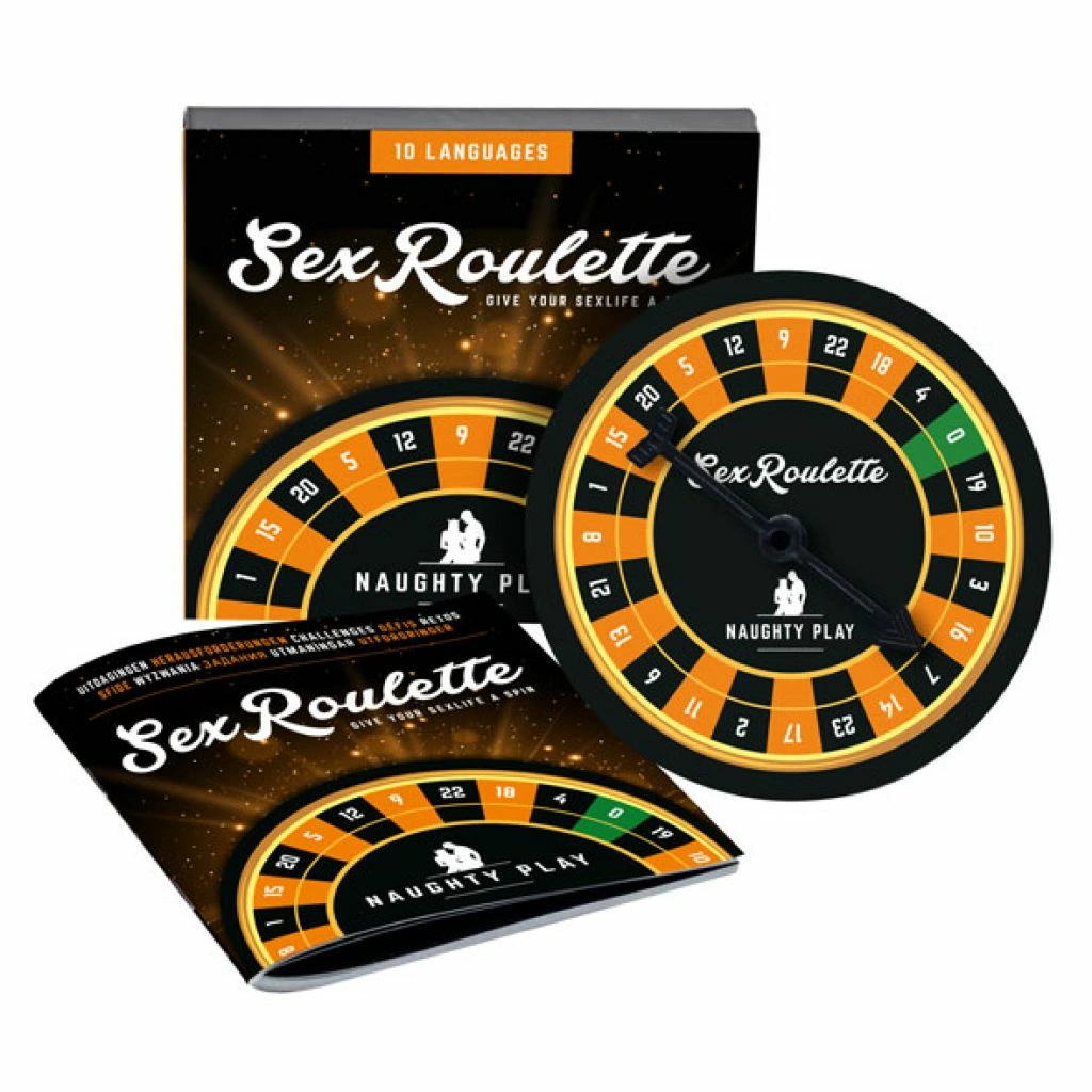 Gra erotyczna Tease & Please Sex Roulette Kamasutra (pomarańczowy)