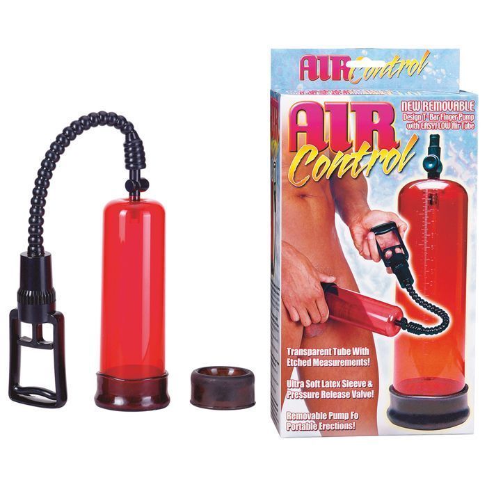 Вакуумная помпа для члена Air Control Pump, 20 см (красный)
